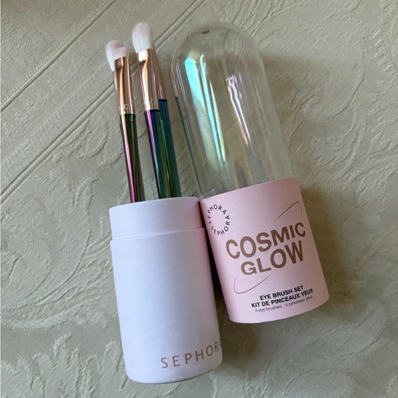 Sephora Cosmic Iridescent Makeup Eyeshadow Brush Set BNIB - Picture 12 of 16